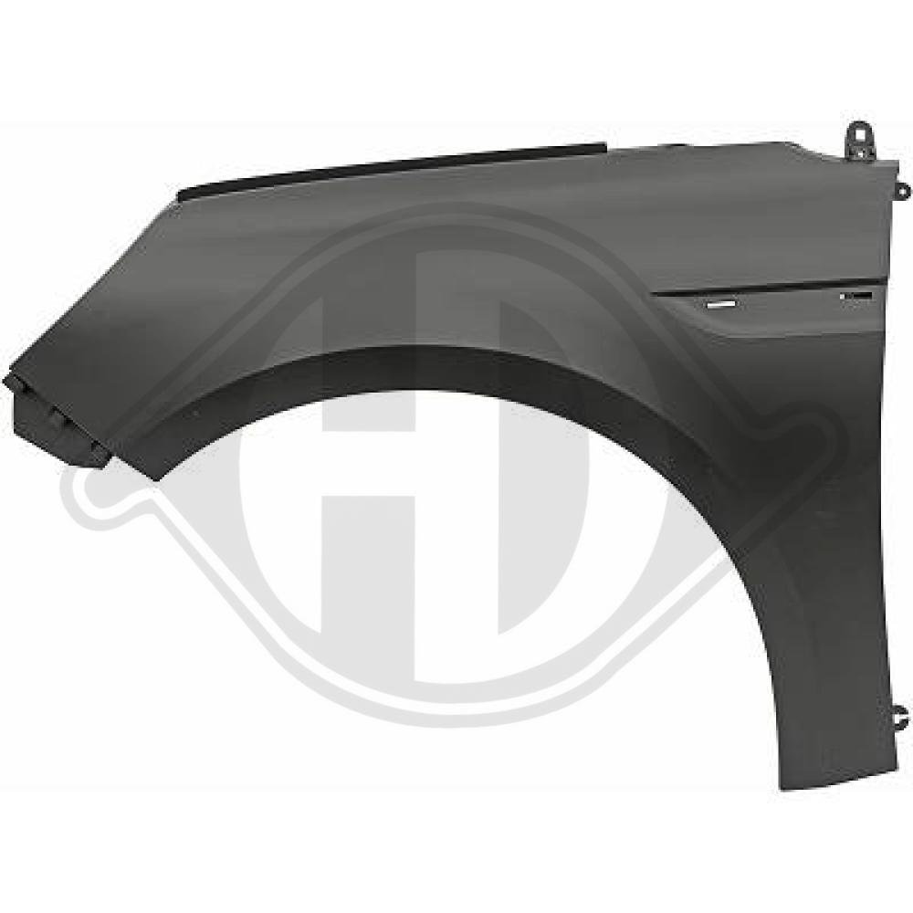 DIEDERICHS Kotflügel 4467007 vorne links für RENAULT