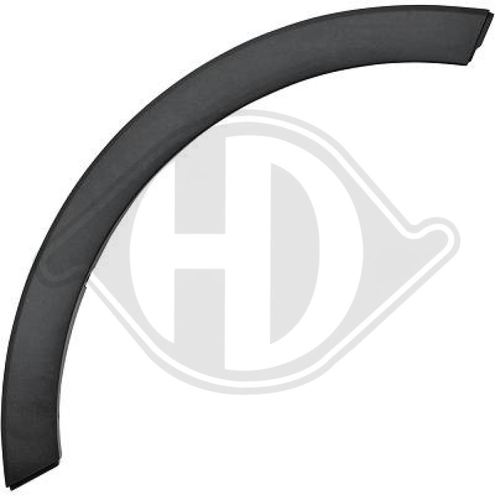 DIEDERICHS Verbreiterung, Kotflügel 6522852 vorne rechts für KIA