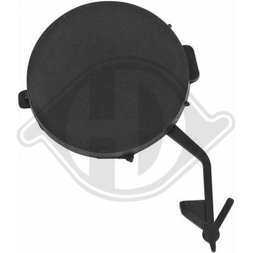 DIEDERICHS Klappe, Abschlepphaken hinten schwarz für PEUGEOT 7414PW 4226066