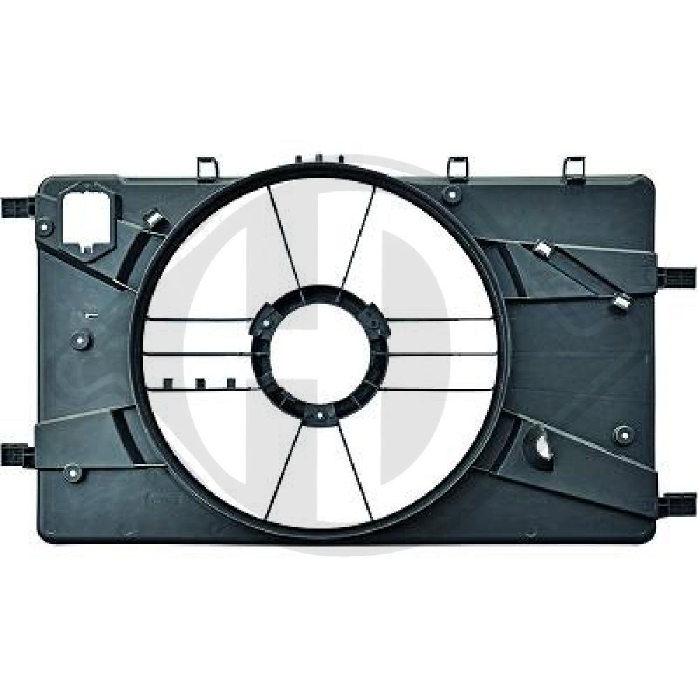 DIEDERICHS Halter, Kühlerlüfter 8180712 für Opel