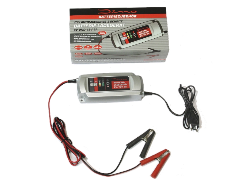 DINO Batterieladegerät vollautomatisches 3 Ampere 136301