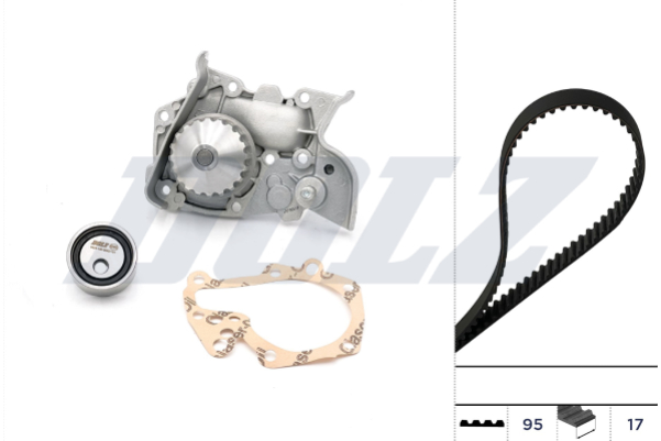 DOLZ Wasserpumpe + Zahnriemensatz kd017