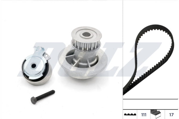 DOLZ Wasserpumpe + Zahnriemensatz kd025