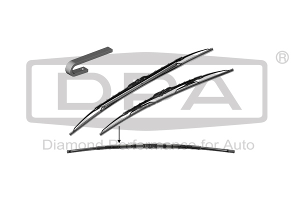 DPA Wischblatt 99550104702 hinten für VAG