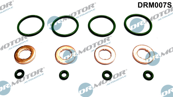 DR.MOTOR AUTOMOTIVE Dichtungssatz, Einspritzdüse drm007s für VW Skoda