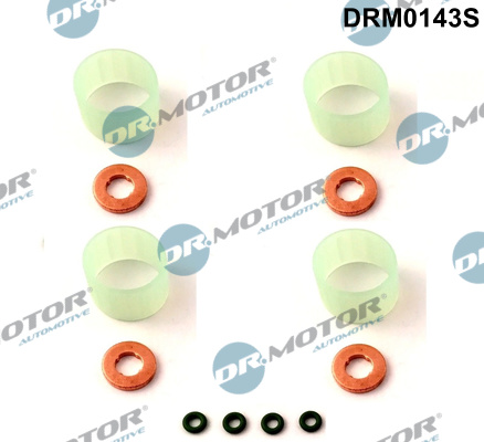 DR.MOTOR AUTOMOTIVE Dichtungssatz, Einspritzdüse drm0143s für Peugeot Ford