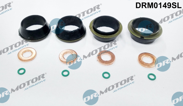 DR.MOTOR AUTOMOTIVE Dichtungssatz, Einspritzdüse drm0149sl für Iveco Fiat Peugeot