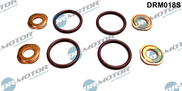 DR.MOTOR AUTOMOTIVE Dichtungssatz, Einspritzdüse drm018s oben für Opel
