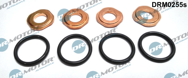 DR.MOTOR AUTOMOTIVE Dichtungssatz, Einspritzdüse drm0255s unten für Opel