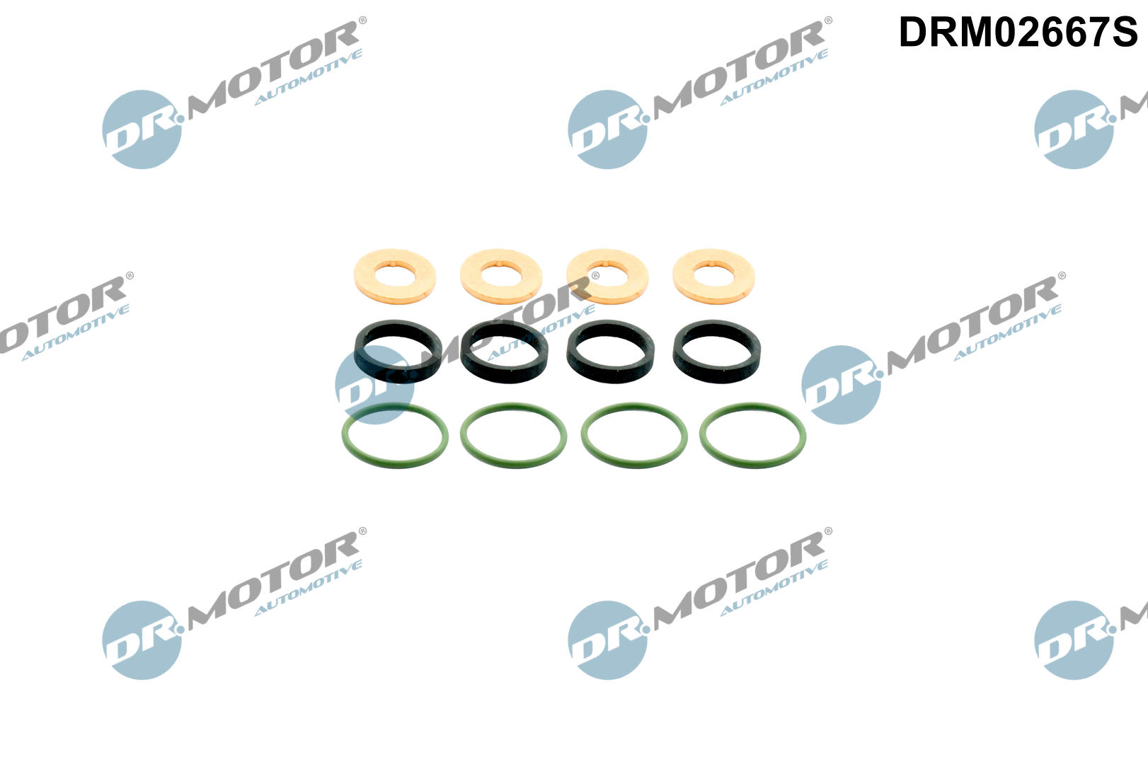 DR.MOTOR AUTOMOTIVE Dichtungssatz, Einspritzdüse drm02667s für KIA
