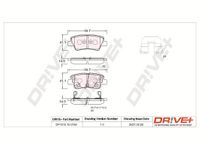 DRIVE+ Bremsbelagsatz, Scheibenbremse, Art.-Nr. DP1010.10.0150