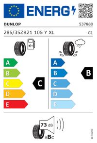 DUNLOP Sommerreifen "285/35R21 105Y - Sport Maxx RT2", Art.-Nr. 537880