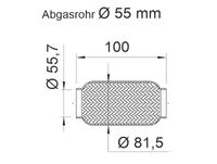 ERNST Flexrohr, Abgasanlage, Art.-Nr. 460217