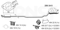 ERNST Mittel-/Endschalldämpfer, Art.-Nr. 250245