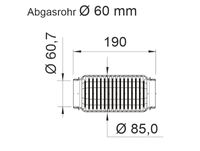 ERNST Flexrohr, Abgasanlage ""soft"", Art.-Nr. 464079