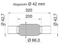 ERNST Flexrohr, Abgasanlage, Art.-Nr. 460170