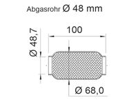 ERNST Flexrohr, Abgasanlage, Art.-Nr. 460699