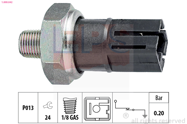 EPS Öldruckschalter 1800042 für Ford HOLDEN NISSAN INFINITI RENAULT TRUCKS
