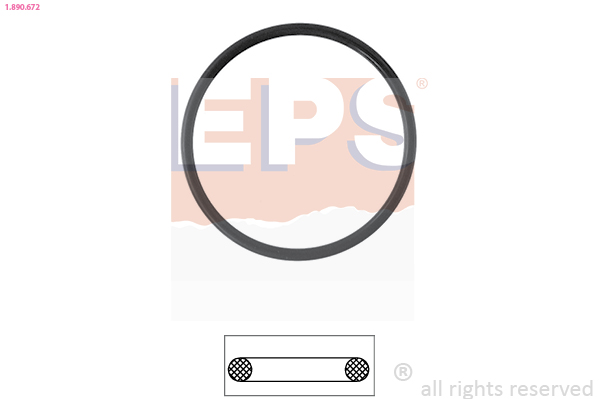 EPS Dichtung, Thermostat 1890672 für VW