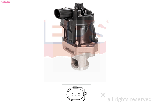 EPS AGR-Ventil 1963063 für CADILLAC LANCIA Fiat ALFA ROMEO JEEP