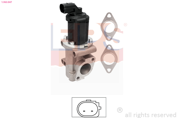 EPS AGR-Ventil 1963047 für Fiat LANCIA