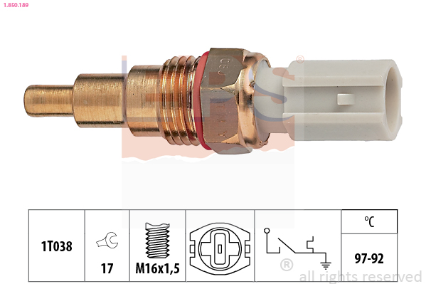 EPS Temperaturschalter, Kühlerlüfter 1850189 für MAZDA KIA