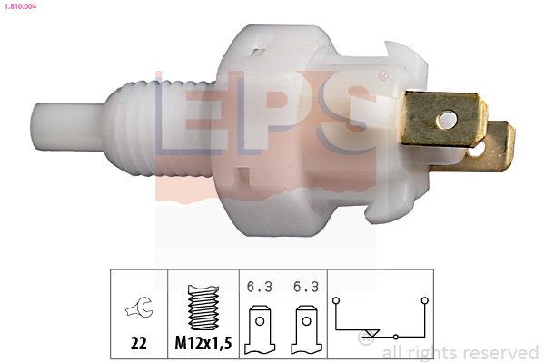 EPS Bremslichtschalter 1810004 für Opel SAAB