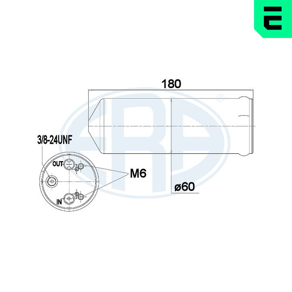ERA Trockner, Klimaanlage 668016 für Volvo