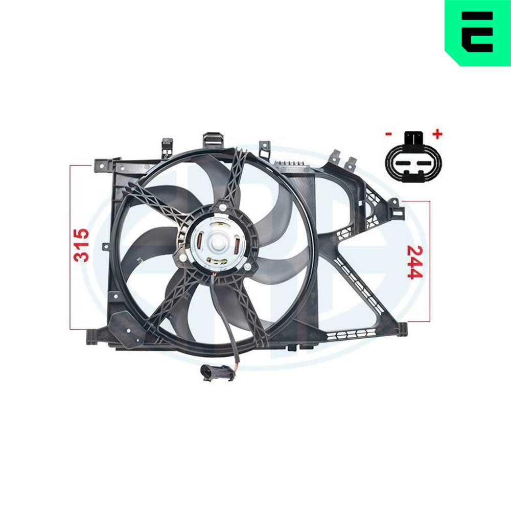 ERA Lüfter, Motorkühlung 352128 für Opel