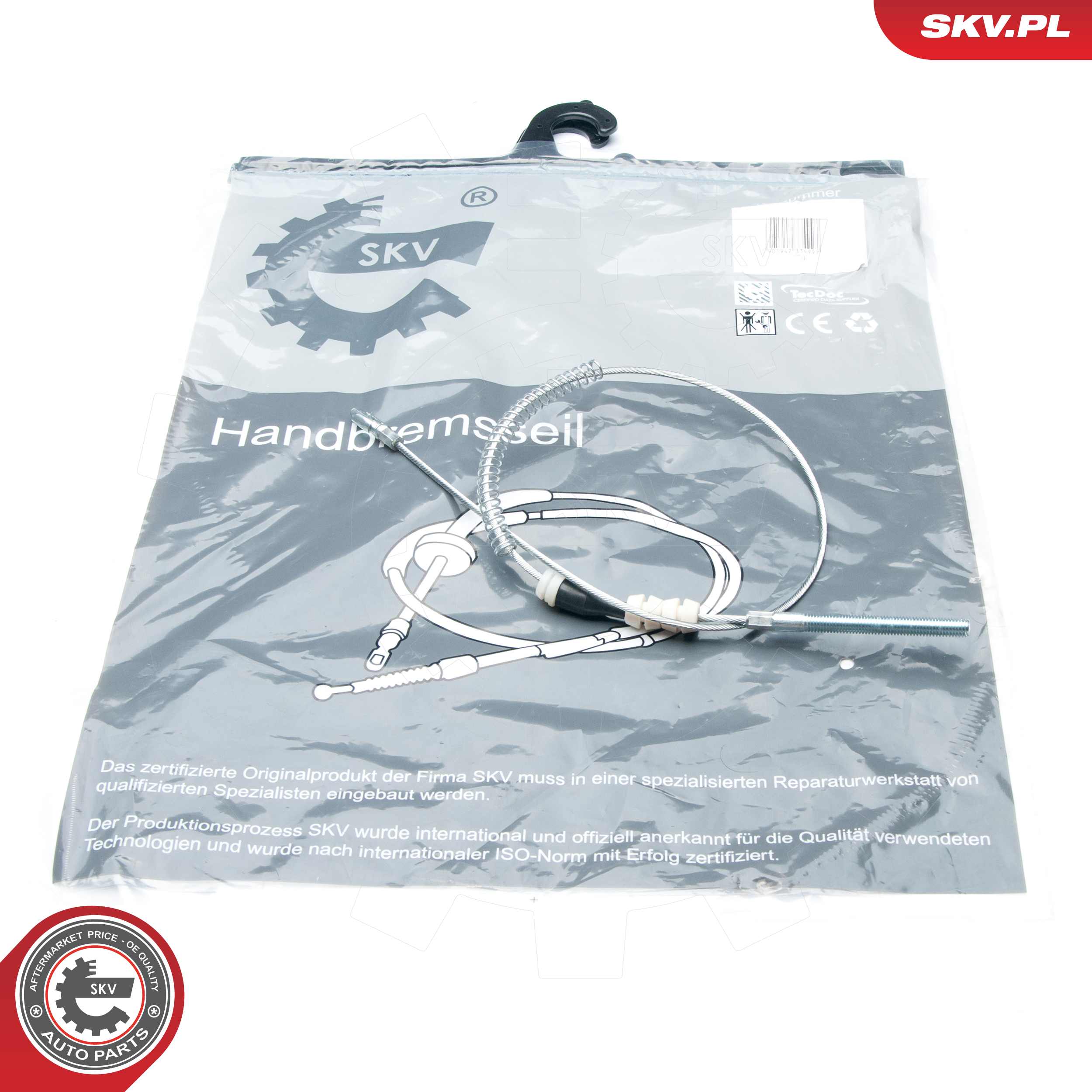 ESEN SKV Seilzug, Feststellbremse 26skv113 hinten links für Opel Vaughall GM