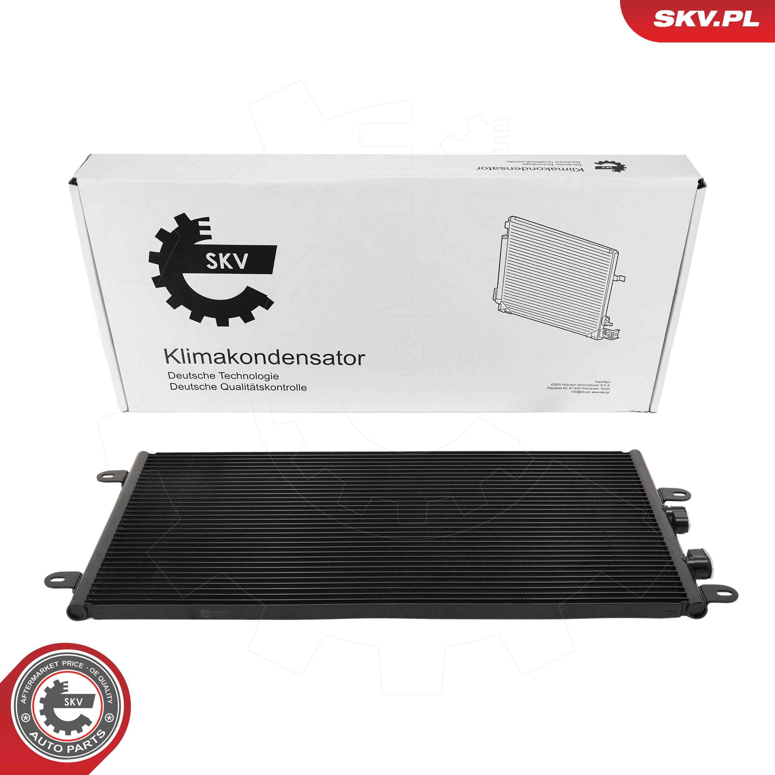 ESEN SKV Kondensator, Klimaanlage 86skv659 für ALFA ROMEO