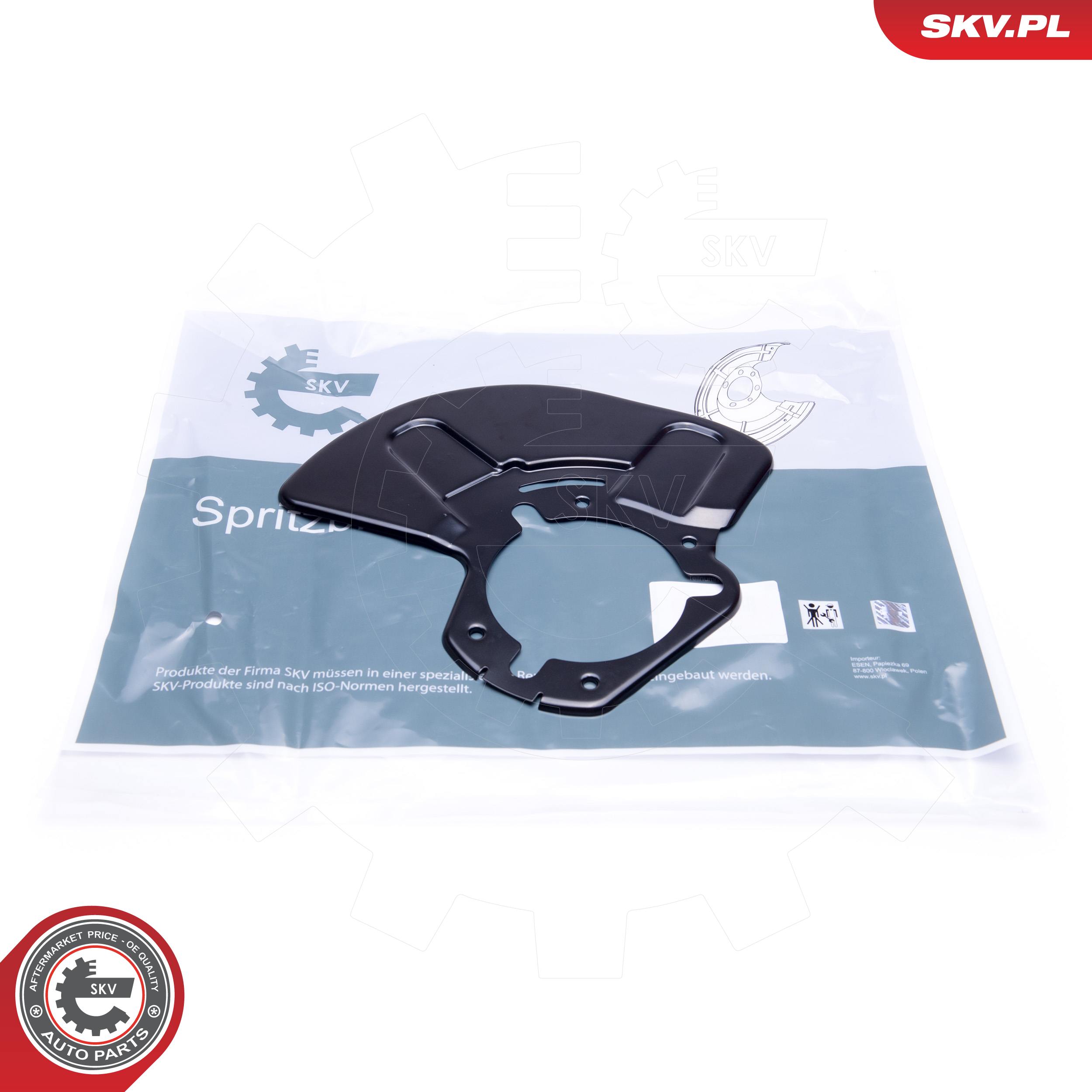 ESEN SKV Spritzblech, Bremsscheibe 57skv102 Vorderachse rechts für Opel