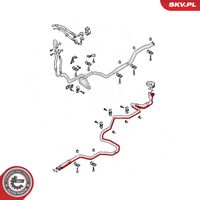 Esen SKV Hochdruck-/Niederdruckleitung, Klimaanlage, Art.-Nr. 54SKV720