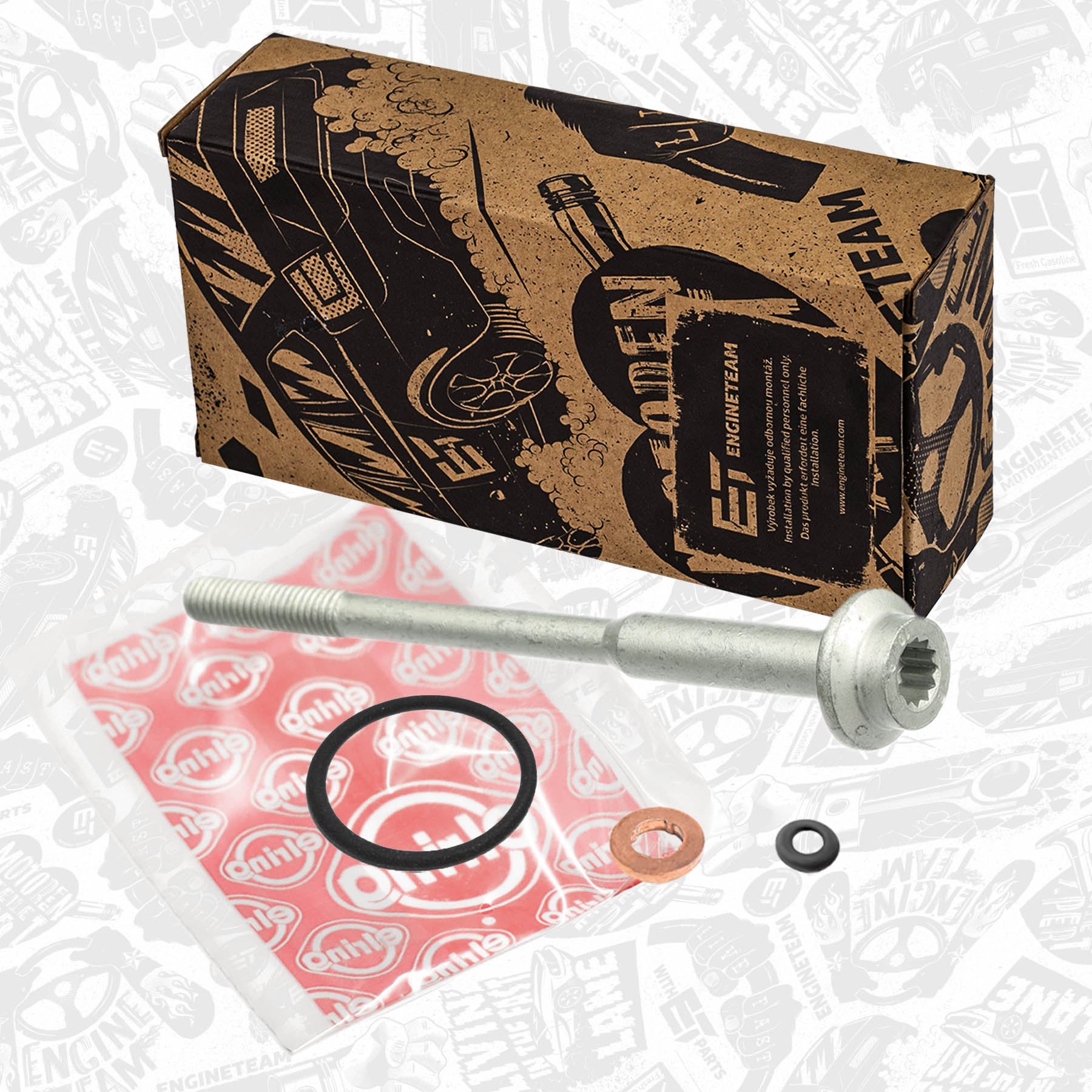ET ENGINETEAM Schraube, Einspritzdüsenhalter bs0048vr1 für VW