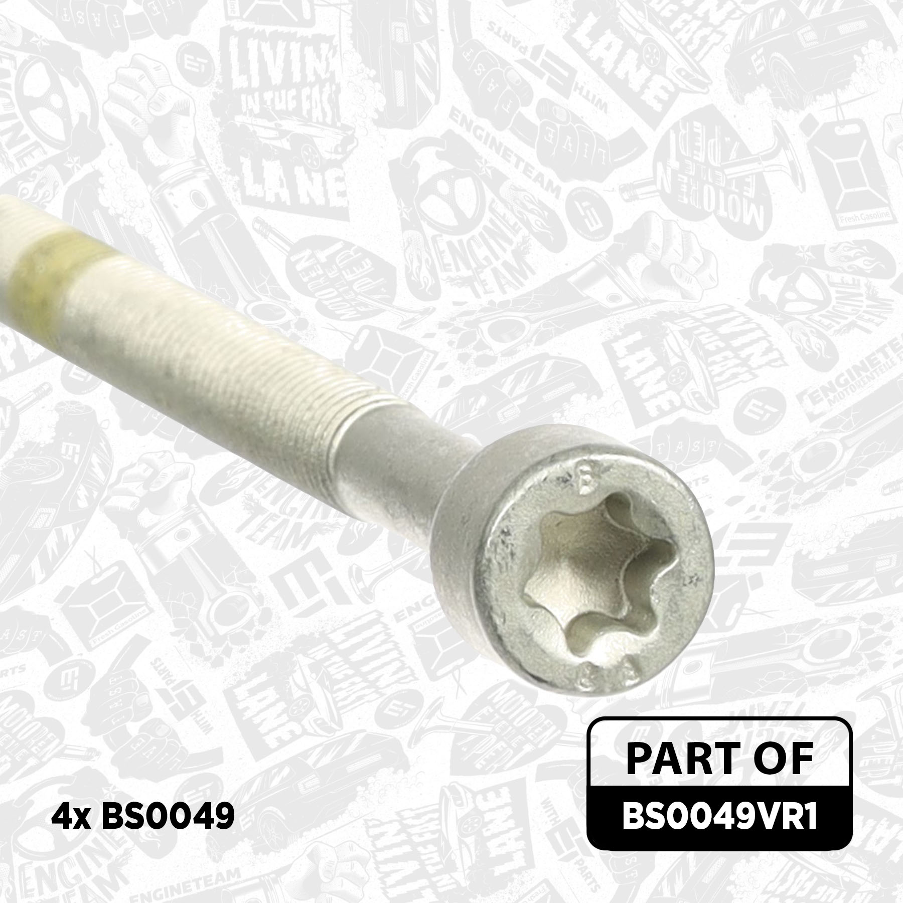 ET ENGINETEAM Schraube, Einspritzdüsenhalter bs0049vr1 für Mercedes