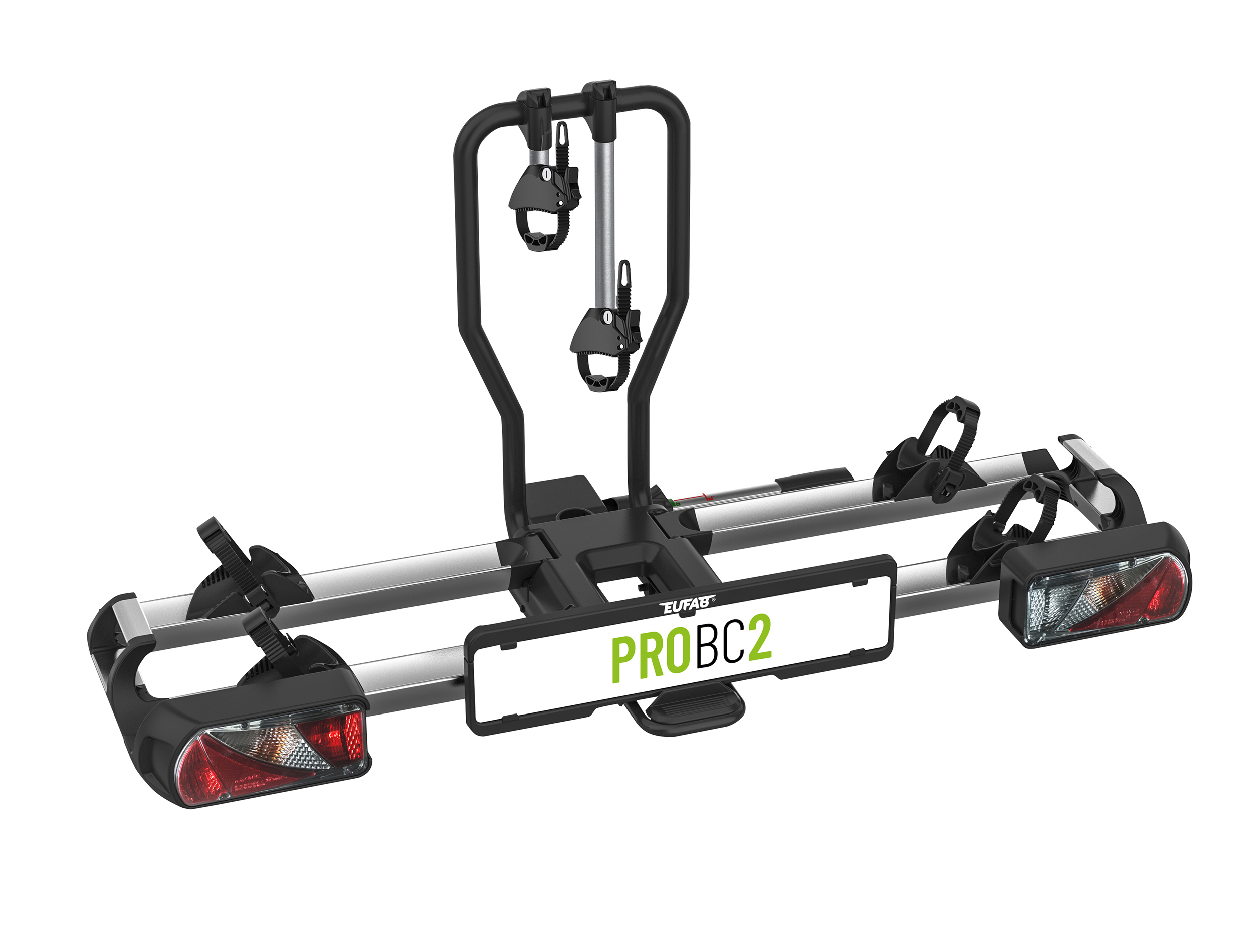 Eufab Hellgrau/Schwarz Kupplungsfahrradträger "Eufab 11600 Fahrradträger Probc2", (, Silberfarben), B:140cm H:61cm T:72cm, Fahrradträger - Image 7