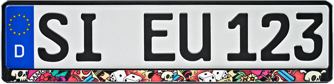 ERICH UTSCH Kennzeichenhalter [OldSchool] 0195662