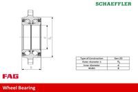 FAG Radlagersatz, Art.-Nr. 713 6494 80