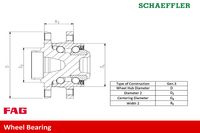 FAG Radlagersatz, Art.-Nr. 713 6451 50