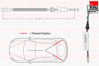 FAI AutoParts Seilzug, Feststellbremse, Art.-Nr. FBC0078