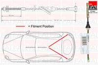FAI AutoParts Seilzug, Feststellbremse, Art.-Nr. FBC0040