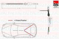 FAI AutoParts Seilzug, Feststellbremse, Art.-Nr. FBC0079