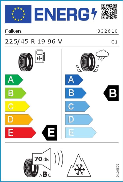 FALKEN - Reifen 225/45R19 96V - EUROALL SEASON AS210