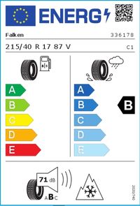 Falken Winterreifen "215/40R17 87V - EUROWINTER HS01", Art.-Nr. 336178