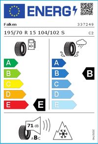 Falken Ganzjahresreifen "195/70R15 104/102S - EUROALL SEASON VAN11", Art.-Nr. 337249