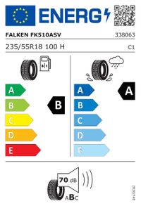 Falken Sommerreifen "235/55R18 100H - AZENIS FK510A SUV", Art.-Nr. 338063