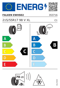 Falken Winterreifen "[Falken] 215/55R17 98V - EUROWINTER HS02", Art.-Nr. 353716