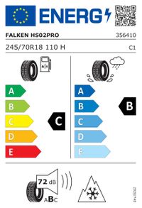 Falken Winterreifen "245/70 R18 110H NBLK - EUROWINTER HS02PRO", Art.-Nr. 356410