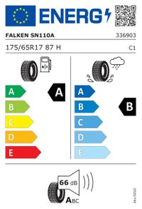 Falken Sommerreifen "175/65 R17 87H Ecorun BLK TOYOTA Aygo - SINCERA SN110A", Art.-Nr. 336903