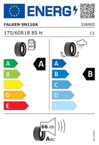 Falken Sommerreifen "175/60 R18 85H Ecorun BLK TOYOTA Aygo - SINCERA SN110A", Art.-Nr. 336905